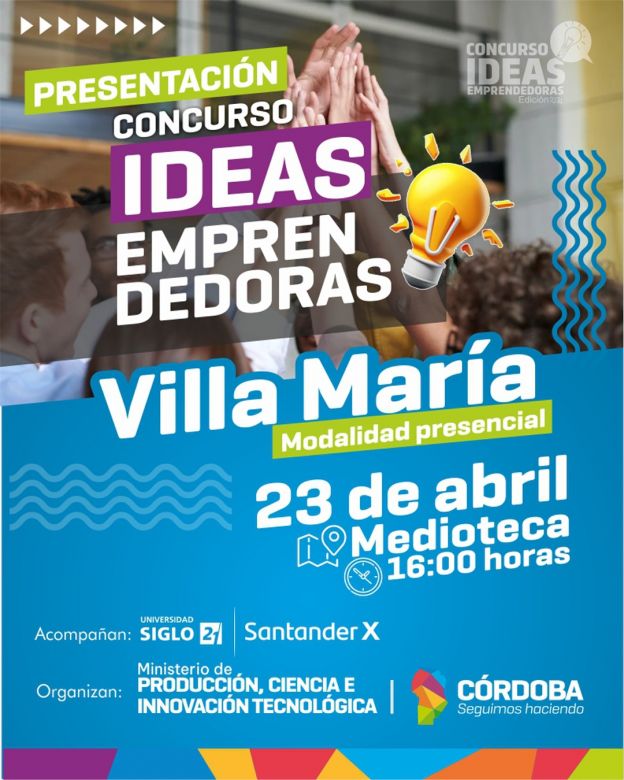 Abren convocatoria para el concurso Ideas emprendedoras