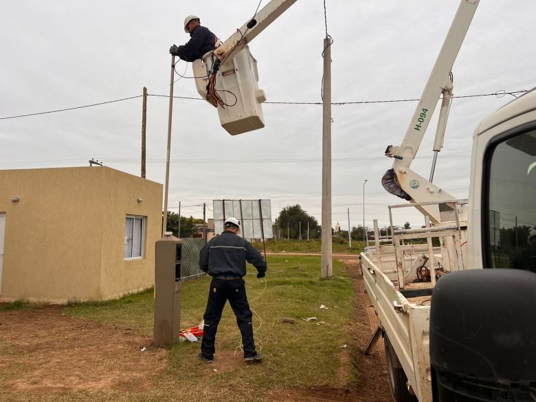 Las 46 viviendas de El Vallecito ya cuentan con las conexiones domiciliarias energéticas