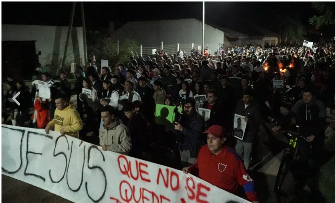 Multitudinaria marcha en reclamo de justicia por Jesús Buffarini