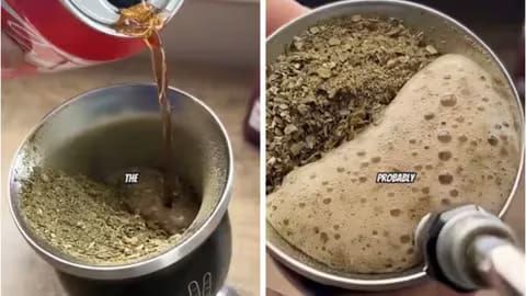 Es estadounidense, mezcló Coca cola con mate y abrió debate en las redes