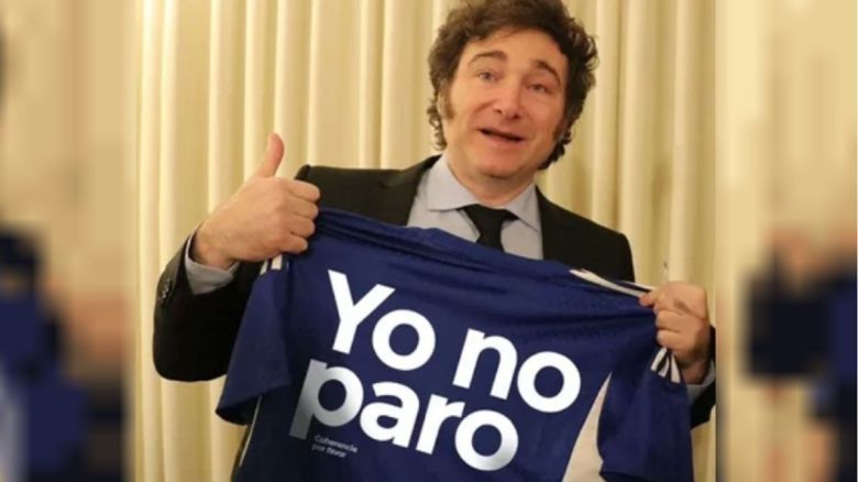 "Yo no paro", así desafió Javier Milei el paro general de la CGT