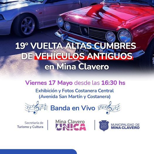 Hoy se llevará a cabo la 19ª vuelta a las altas cumbres de autos antiguos 