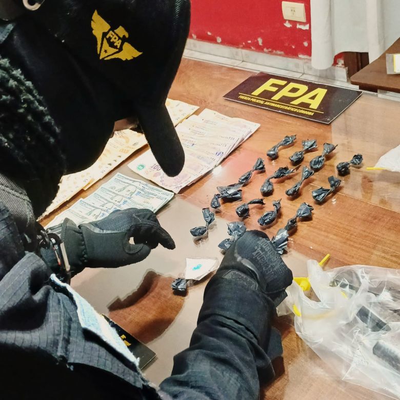 FPA detuvo a cinco hombres por narcomenudeo en el sudeste de la provincia