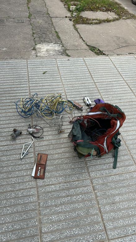 Robo de cables: detuvieron a un hombre de 30 años