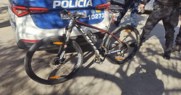 Tiene 67 años, intentó robar una bicicleta y quedó detenido 