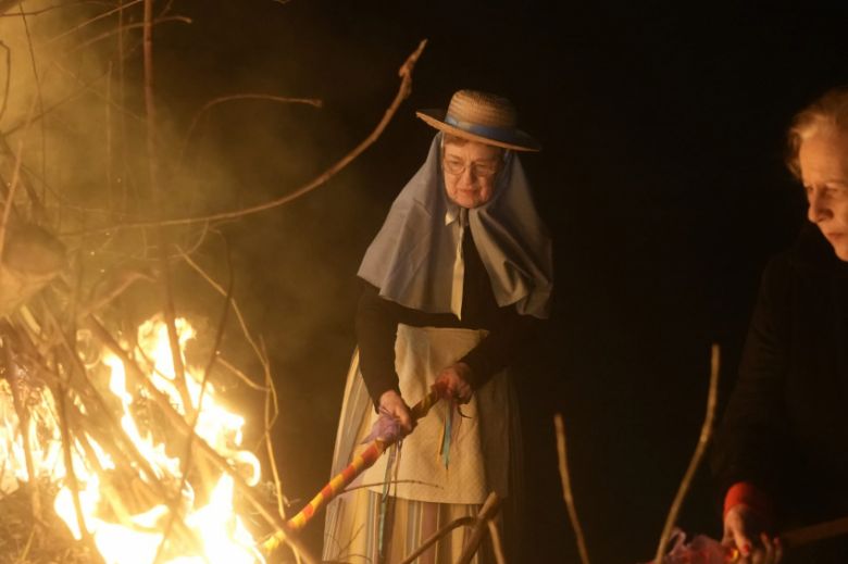 Villa María celebró la tradicional "Fogata de San Juan"
