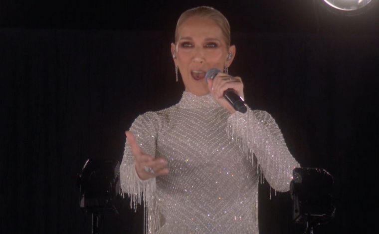 Céline Dion emocionó a todos en la ceremonia inaugural de los Juegos Olímpicos