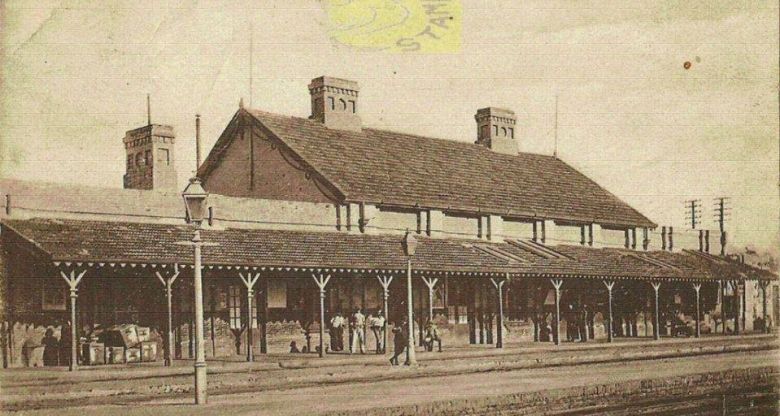 Antigua estación de trenes en Villa María