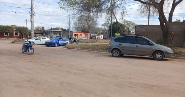Accidente de tránsito con lesiones graves para dos motociclistas
