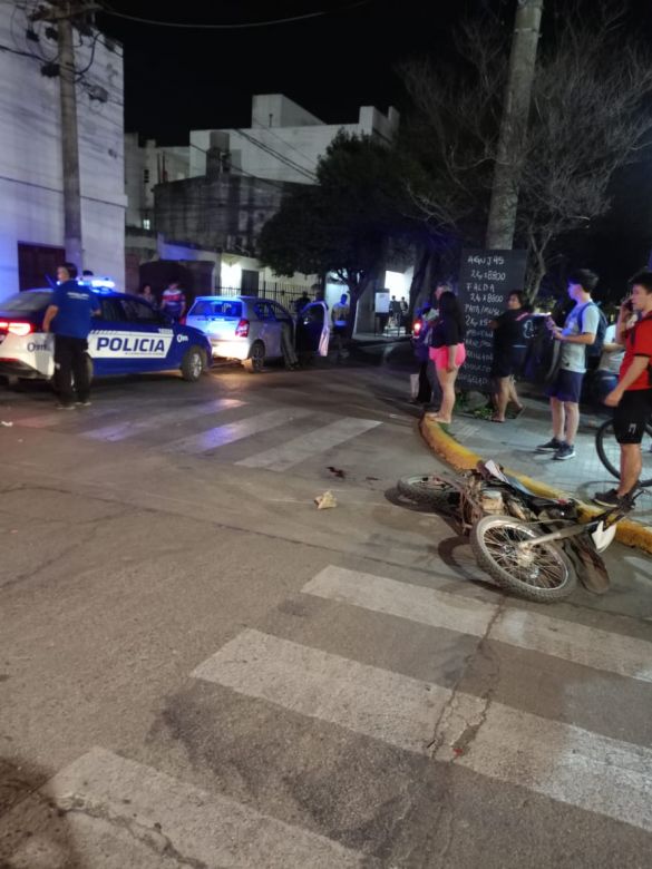 Accidente de tránsito con lesiones graves para un joven de 22 años