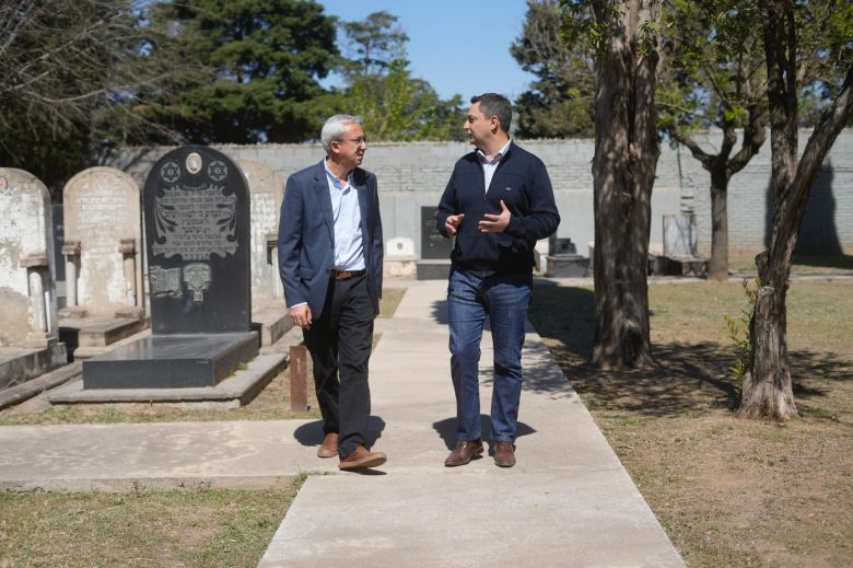 Se realizan mejoras integrales en el Cementerio Israelita de Villa María
