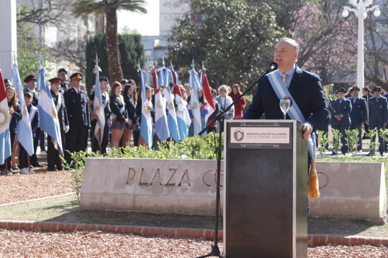 Villa María celebró su aniversario 157 con anuncios e inauguraciones