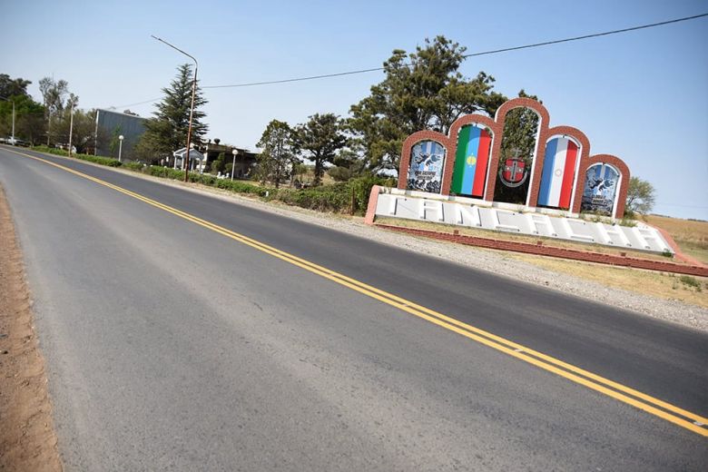 Con tres frentes de obra, avanza la repavimentación de la Ruta Provincial 6