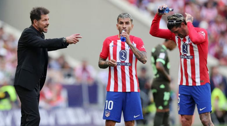Simeone explicó por qué De Paul es resistido por los hinchas del Atlético Madrid
