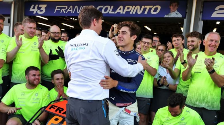 Los elogios de Williams tras la actuación de Colapinto en EE UU