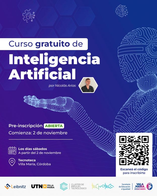 Brindarán una capacitación sobre Inteligencia Artificial