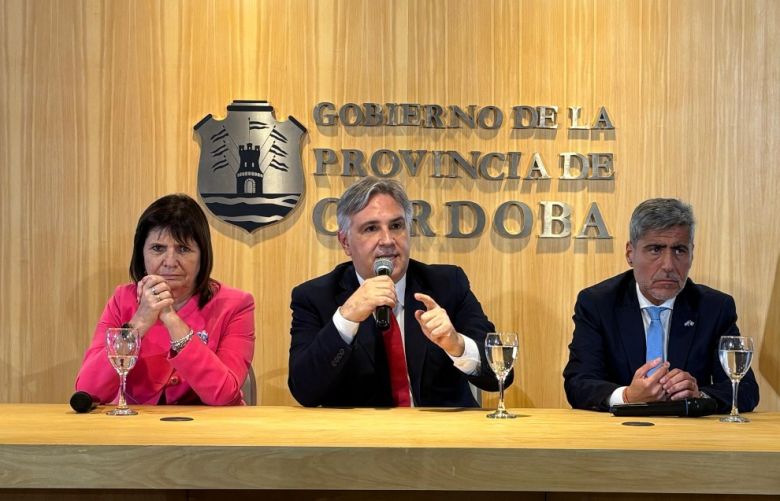 Llaryora y Bullrich contra los barras y las mafias en el fútbol: “Hay que garantizar un deporte sano”