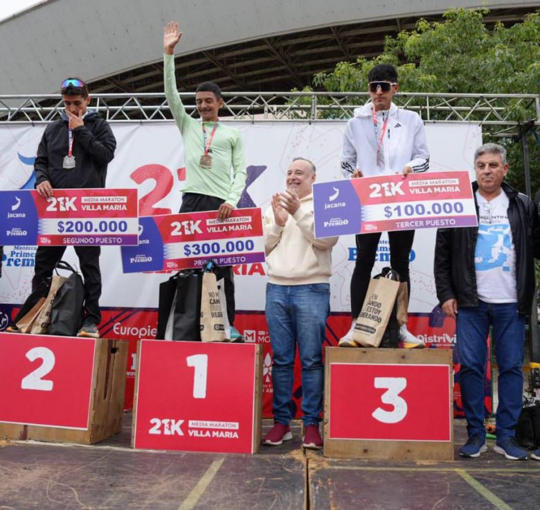 Villa María fue sede de la "Media Maratón del Centro del País"