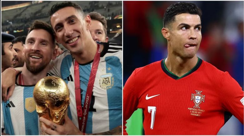Di María explicó cuál es la principal diferencia entre Messi y Cristiano