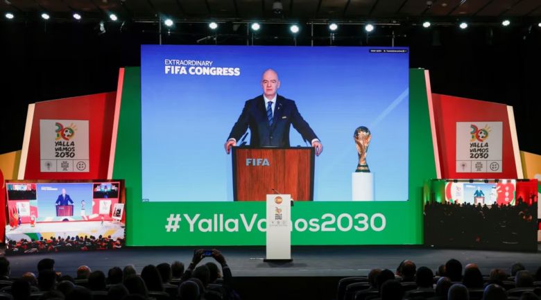 La FIFA oficializó a Argentina como una de las sedes del Mundial 2030