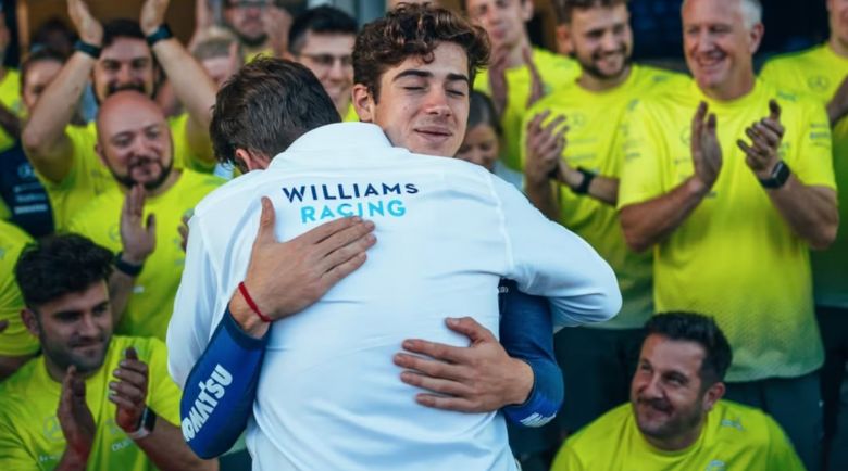El primer posteo de Williams con Colapinto como protagonista que generó revuelo en redes