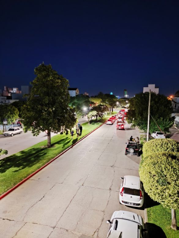 Se completó la iluminación Led del bulevar Sarmiento con 70 nuevas luminarias