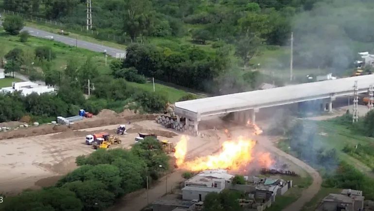Villa Albertina: “Se sintió como si hubiese caído un avión”
