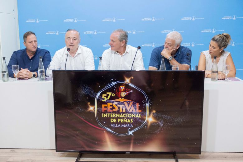 Accastello presentó el Festival de Peñas en Río Cuarto