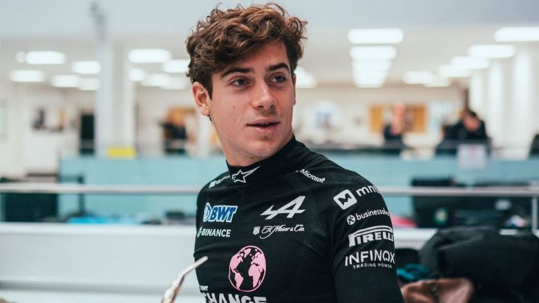 Colapinto revolucionó Barcelona luego de su primer test con Alpine