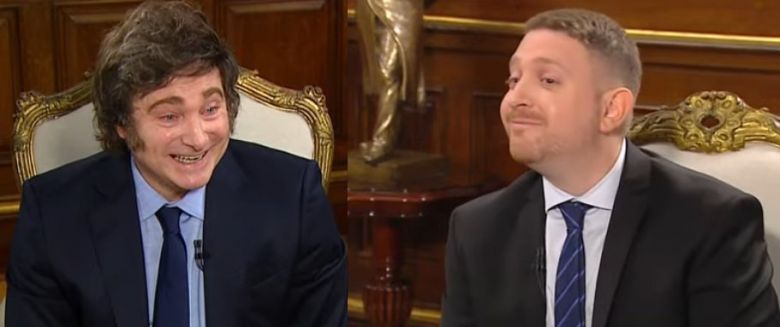 Se filtró la entrevista sin recortes de Javier Milei y Jonatan Viale