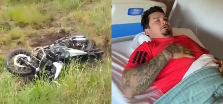 Tras el accidente, habló el Chino Maidana desde el hospital