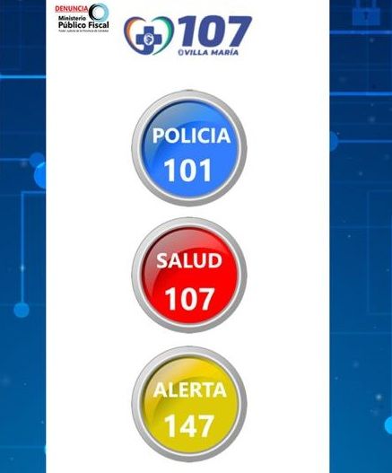 La aplicación 107VM incorporó la posibilidad de realizar denuncias on line