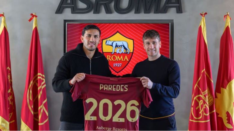 Paredes renovó con Roma, pero logró meter una cláusula para volver a Boca