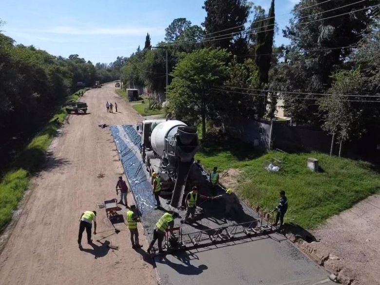 El hormigonado de avenida Lorenzo Gilli beneficia a cuatro barrios