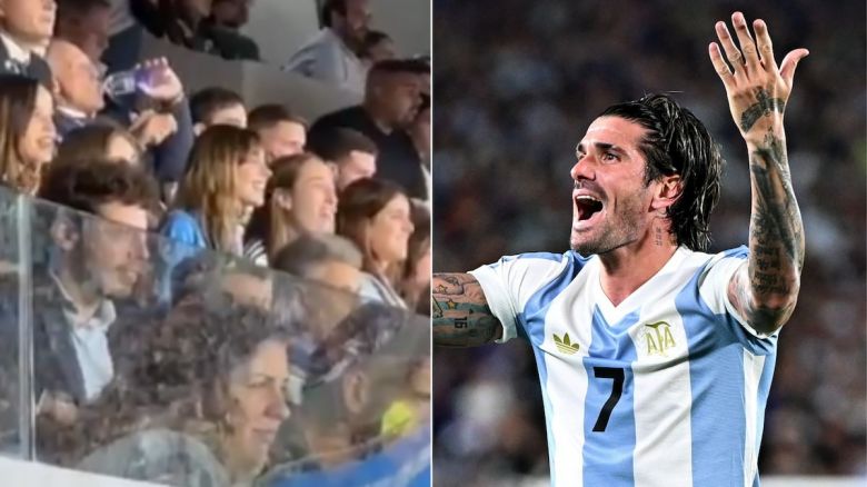Tini Stoessel fue a ver jugar a Rodrigo De Paul en el partido de Argentina y Brasil
