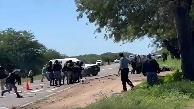 Formosa: atropellaron a más de 10 policías con una ambulancia