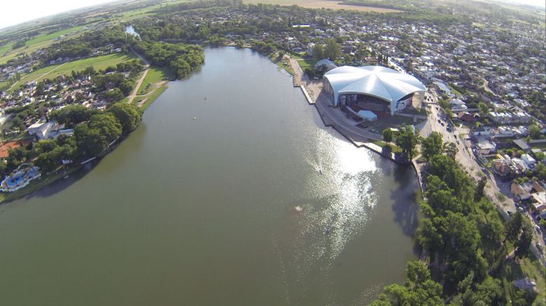 Villa María y Villa Nueva desde el aire