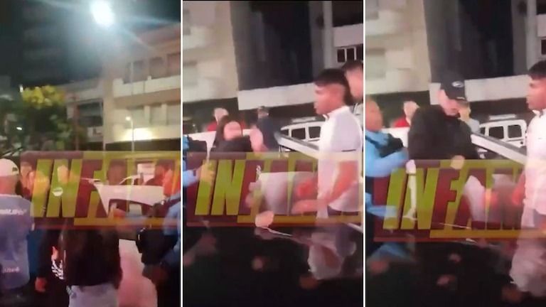 L-Gante se agarró a las piñas y patadas con Maxi El Brother, su representante