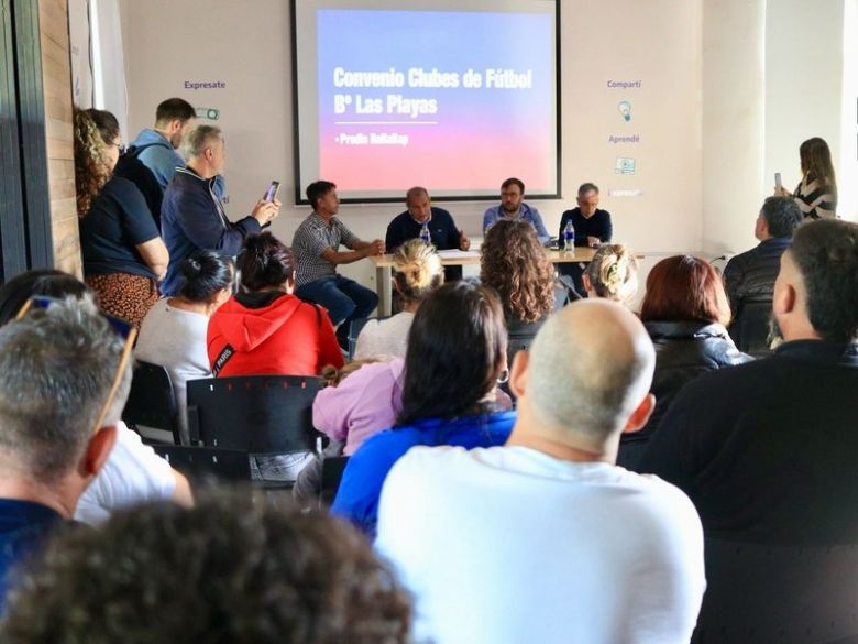 Más de 500 personas de barrio las playas se beneficiarán con obras esenciales