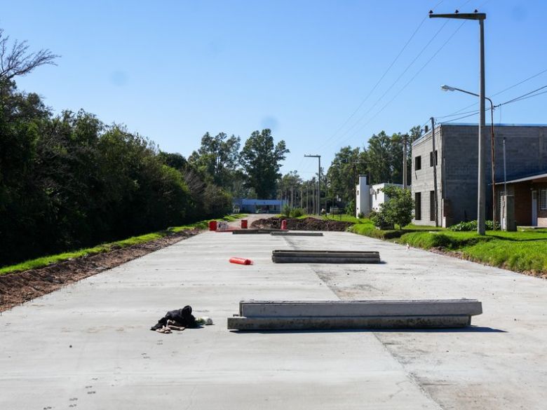 Avanza la segunda etapa de pavimentación sobre Avenida Lorenzo Gilli