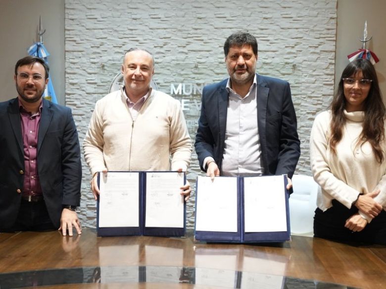 Municipio y UNVM firmaron un convenio para que estudiantes realicen pasantías