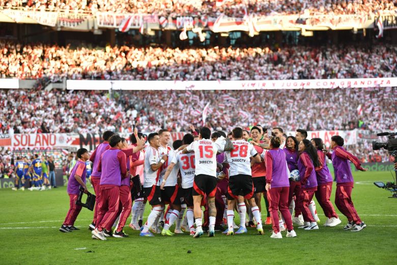 River achicó a menos de cinco partidos la diferencia ante Boca