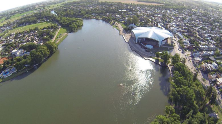 Villa María y Villa Nueva desde el aire