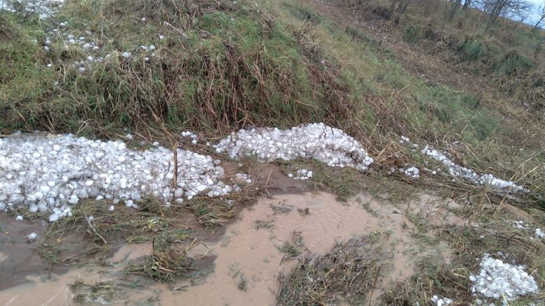 El norte bonaerense recibió una fuerte tormenta con lluvia y piedra