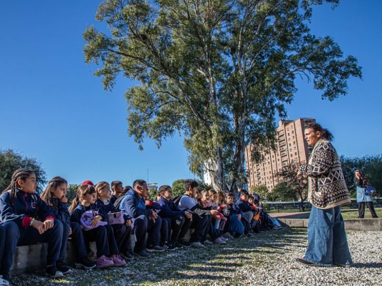 Más de 40 niños de la escuela “Florentino Ameghino” visitaron el Bosque Autóctono