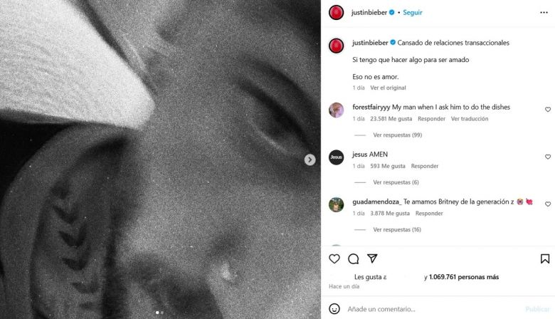 El inquietante mensaje de Justin Bieber ¿para Selena Gomez?: "Tu cara y vida se ven indeseables”