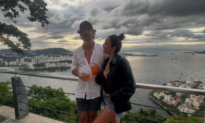 Cande Molfese presentó a su novio con una serie de románticas fotos en Río de Janeiro: “Joaco y un atardecer”
