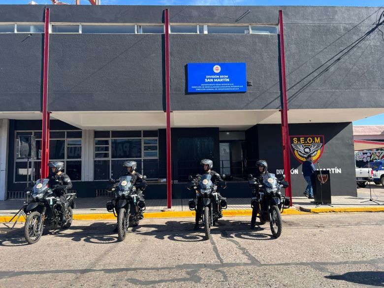 Se inauguró la sede del Servicio Especial de Operaciones Motorizadas 
