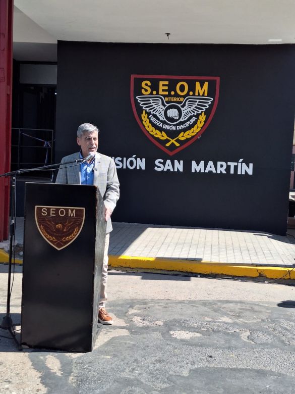 Se inauguró la sede del Servicio Especial de Operaciones Motorizadas 
