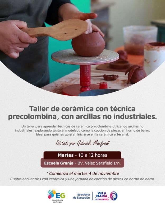 En noviembre comienzan nuevos talleres en la Escuela Granja